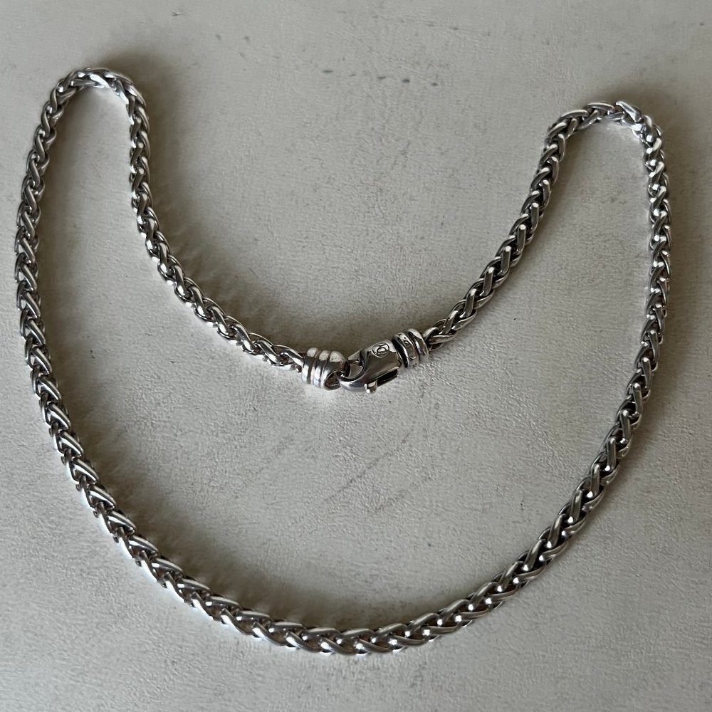 DAVID YURMAN Sterling Silver 16" Wheat Chain Necklace